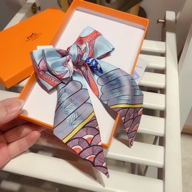 Hermes Tree Branch Song Small Silk Scarf Мягкий и приятный на ощу