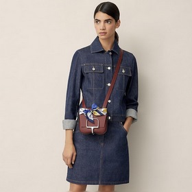 Hermès Twilly шарф с мотивом стремени &nbsp;100% шелк с двойн
