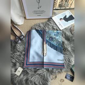 Hermès - Классическая коллекция из шелка, «Степной седло», 100% ш