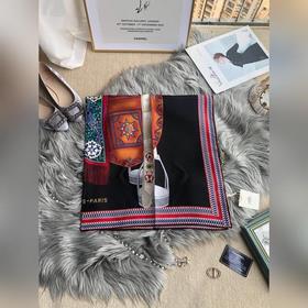 Hermès - Классическая коллекция из шелка, «Степной седло», 100% ш