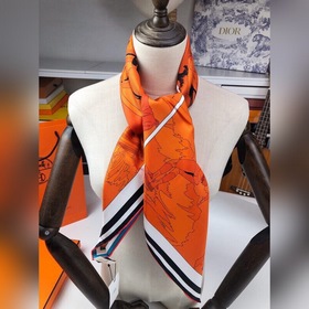 Hermes 100% шелковый платок из высококачественного шелка с двусто