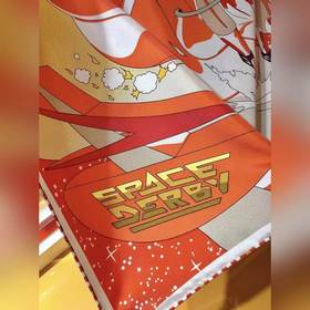 Hermès Space Derby 90 см шелковый платок  100% шелк с косой текс
