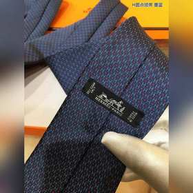 Галстук HERMES H с точками 100% шелк высшего качества, изготовле