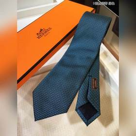 Галстук HERMES H с точками 100% шелк высшего качества, изготовле