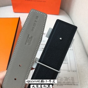 Hermes-38MM ремень, импортный кожаный ремень Eosom, двухсторонняя