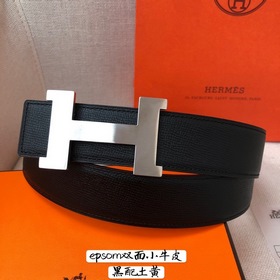 Hermes-38MM ремень, импортный кожаный ремень Eosom, двухсторонняя