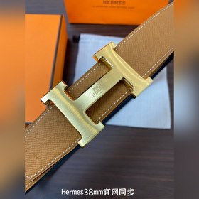 Hermes-38MM ремень, импортный кожаный ремень Eosom, двухсторонняя