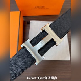 Hermes-38MM ремень, импортный кожаный ремень Eosom, двухсторонняя