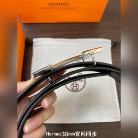 Hermes-38MM ремень, импортный кожаный ремень Eosom, двухсторонняя