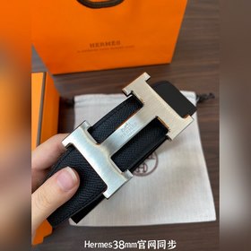 Hermes-38MM ремень, импортный кожаный ремень Eosom, двухсторонняя
