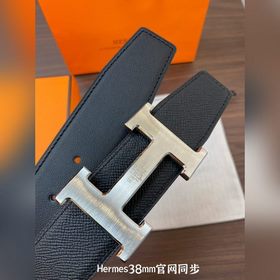 Hermes-38MM ремень, импортный кожаный ремень Eosom, двухсторонняя