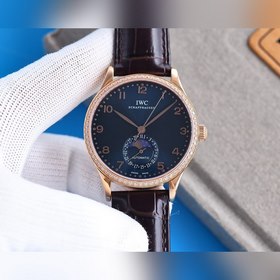 IWC Серия Moonphase Мужские часы С точным швейцарским механизмом