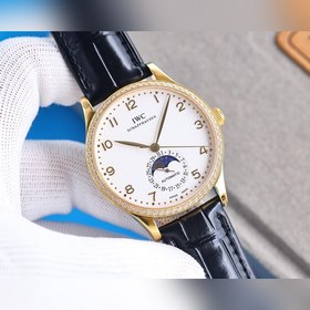IWC Серия Moonphase Мужские часы С точным швейцарским механизмом