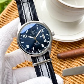 IWC Механический часы с полным автоподзаводом и ремешком из нейло