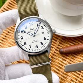 IWC Механический часы с полным автоподзаводом и ремешком из нейло