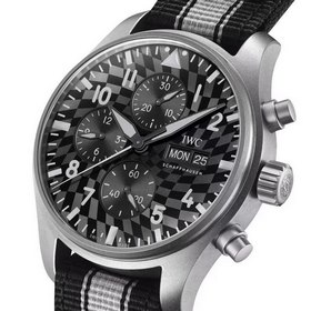 IWC Механический часы с автоподзаводом и ремешком из нейлоновой т