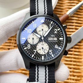 IWC Механический часы с автоподзаводом и ремешком из нейлоновой т