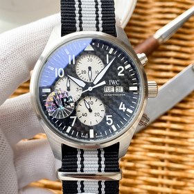 IWC Механический часы с автоподзаводом и ремешком из нейлоновой т