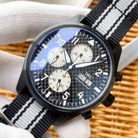 IWC Механический часы с автоподзаводом и ремешком из нейлоновой т