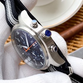 IWC Механический часы с автоподзаводом и ремешком из нейлоновой т