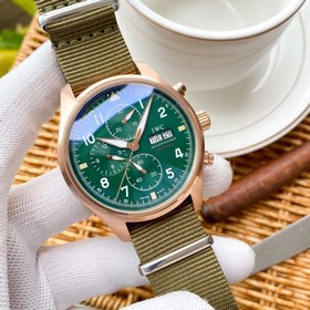 IWC Механический часы с полным автоподзаводом и ремешком из нейло
