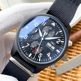 IWC Механический часы с полным автоподзаводом и ремешком из нейло