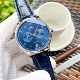 IWC - Превосходные мужские часы 42 мм Четыре стрелки, мастерская