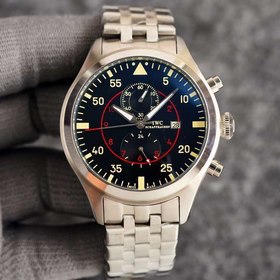 IWC - Серия Pilots Watch Chronograph 44*12 мм Встроенный импортны