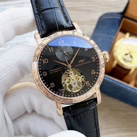 IWC Премиум-часы для мужчин 42*13 мм Многофункциональный дизайн, 