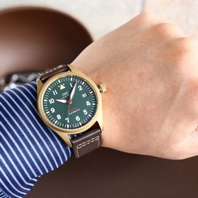 IWC Spitfire серия, бронзовый автоматический механический часы, п
