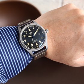 Часы IWC Pilots Watch Mark 18 — IW327006 40*11 мм Простой делово