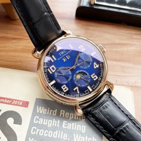 IWC Превосходные мужские часы 43*13 мм Многофункциональный дизай
