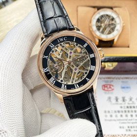 IWC, швейцарские часы для мужчин, 43*13 мм Эффектный ажурный диза