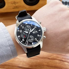 IWC Нейлоновый ремешок, механизм с автоподзаводом, диаметр 43 мм 