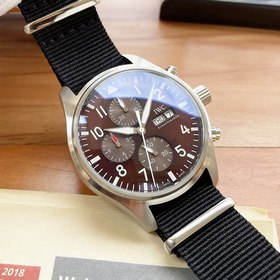 IWC Нейлоновый ремешок, механизм с автоподзаводом, диаметр 43 мм 