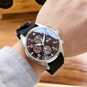 IWC Нейлоновый ремешок, механизм с автоподзаводом, диаметр 43 мм 