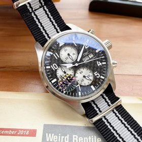IWC Нейлоновый ремешок, механизм с автоподзаводом, диаметр 43 мм 