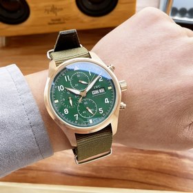 IWC Нейлоновый ремешок, механизм с автоподзаводом, диаметр 43 мм 