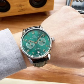 IWC Превосходные мужские часы 40*13 мм Четыре стрелки, высокое м