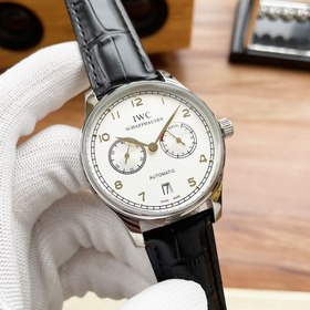 IWC Превосходные мужские часы 40*13 мм Четыре стрелки, высокое м