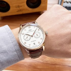 IWC Превосходные мужские часы 40*13 мм Четыре стрелки, высокое м