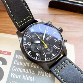 IWC Pilots Watch, 43*13 мм Многофункциональный дизайн, престижный