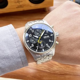 IWC Pilots Watch Chronograph 43*13 мм Многофункциональный дизайн,
