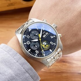 IWC Pilots Watch Chronograph 43*13 мм Многофункциональный дизайн,