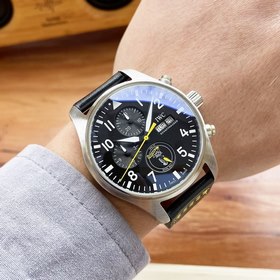IWC Pilots Watch Chronograph 43*13 мм Многофункциональный дизайн,