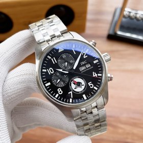 IWC Pilots Watch Chronograph 43*13 мм Многофункциональный дизайн,