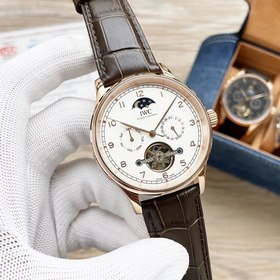 IWC Премиум-часы для мужчин 42*13 мм Многофункциональный дизайн, 