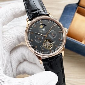 IWC Премиум-часы для мужчин 42*13 мм Многофункциональный дизайн, 