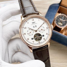 IWC Премиум-часы для мужчин 42*13 мм Многофункциональный дизайн, 