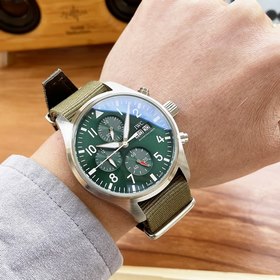 IWC Нейлоновый ремешок, механизм с автоподзаводом, диаметр 43 мм 